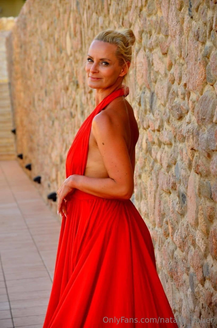 Lady in red bold confident unforgettable 