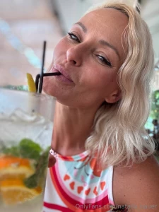 Sweet refreshing and a little playful care to join me for a sip