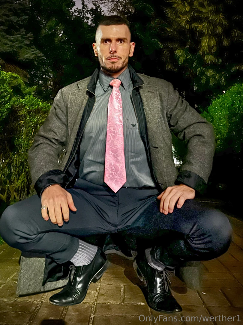 Open crotch pant - exposing my ass and locked dick 