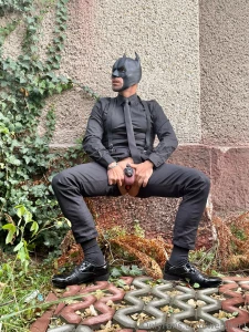 Halloween style locked and plugged and tea for the party