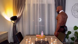 Happy valentine s day menu starter - deep throat blowy main - jerk off