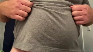 Thrusting my belly in your face