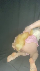 kyoshipanties - Some old clips i found on my phone and put together fox tail plug wand 