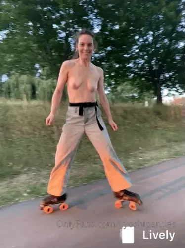 Summer is coming fast def more topless roller skating in order part 1 