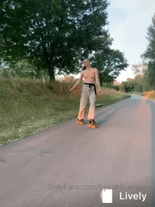 kyoshipanties - Summer is coming fast def more topless roller skating in order part 1 