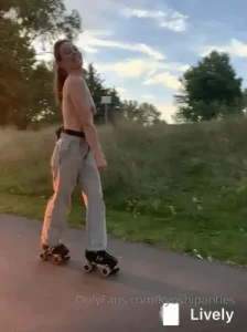 kyoshipanties - Summer is coming fast def more topless roller skating in order part 2 