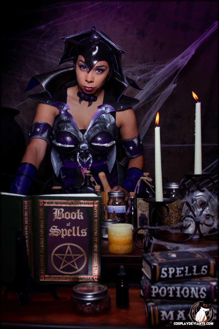 Evil-lyn has something magical brewing featuring kikatheatxmodel 