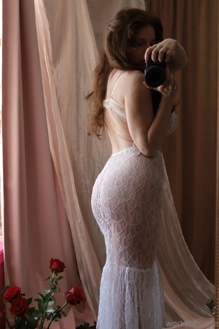 Floating around today in white lace part 2 