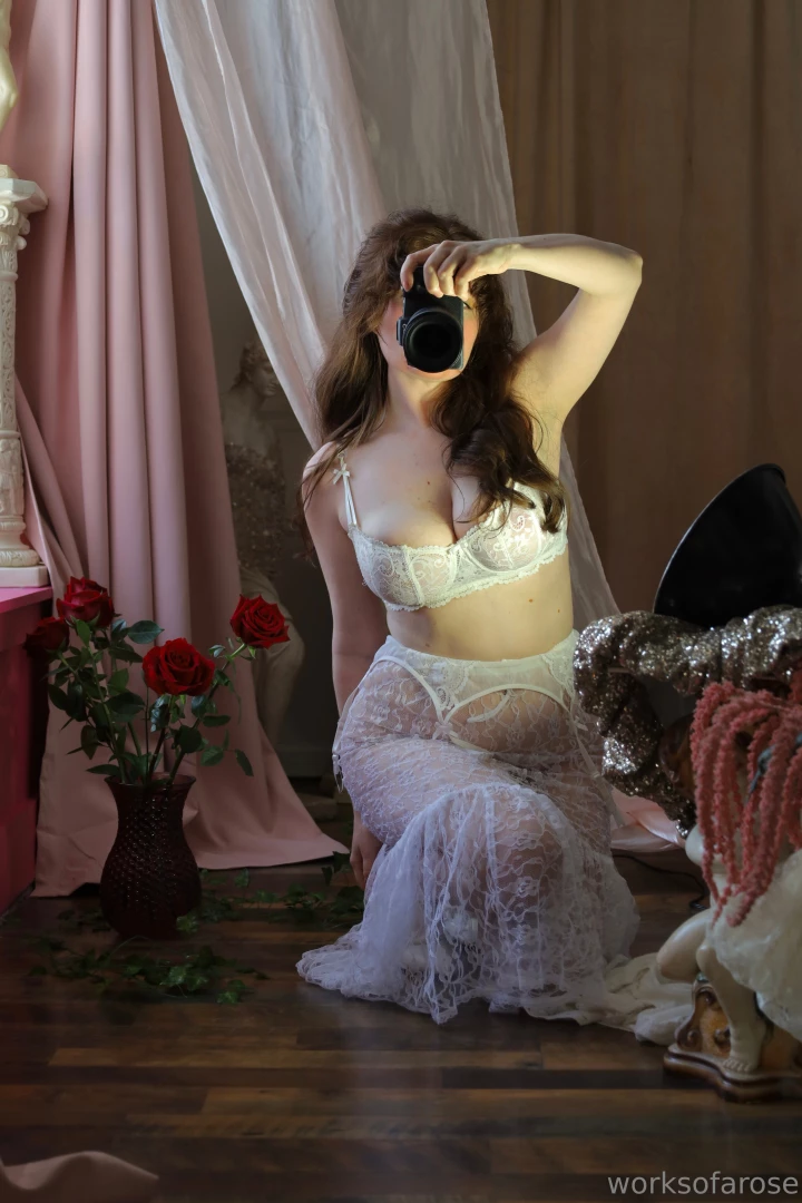 Floating around today in white lace part 6 