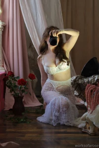 Floating around today in white lace part 6