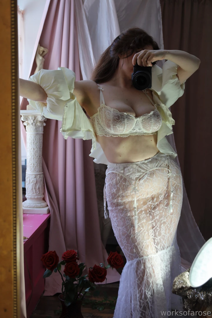 Floating around today in white lace part 3 