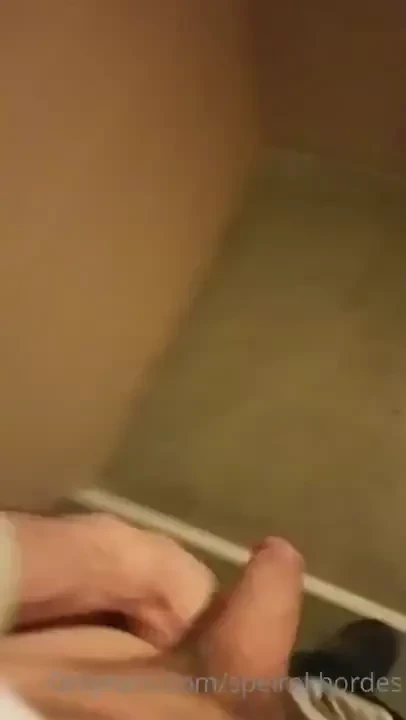 Stairwell to horny-ven going down to get breakfast some fruit loops 