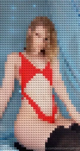 New holy red strappy swimsuit batman i think i ve upped the ante for