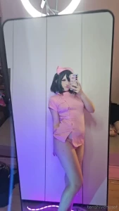 Happy new year nurse shioriko-chan wants to give you your yearly