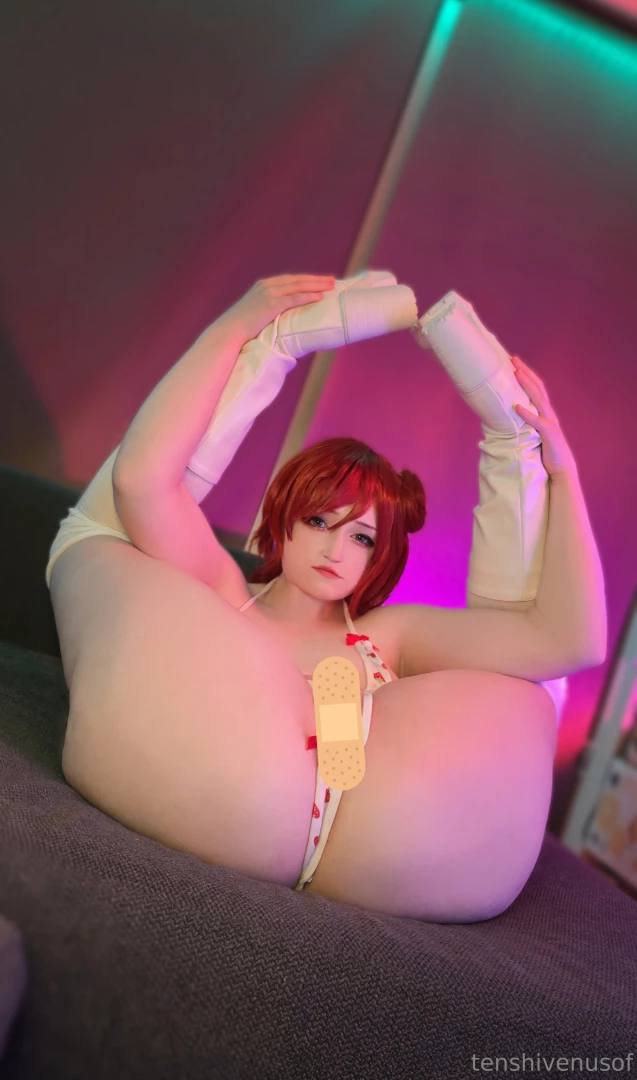 Mei-chan s scandalous side is coming out skimpy white lingerie will 