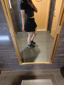 Cute skirt in action