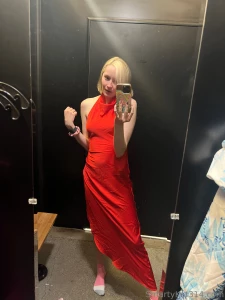 Trying on dresses for my trip to dallas tomorrow did i mention new part 2