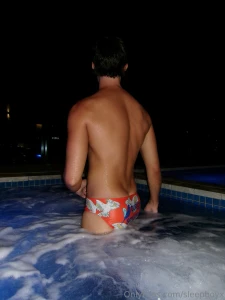 These budgy smugglers are so tight they squeeze my ass cheeks together