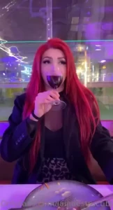 Hey baby would you like to drink a red wine with me