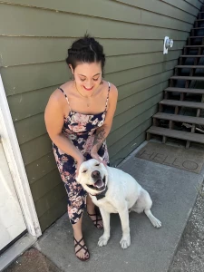 Ready to head out for a wedding but not before getting a nice snuggle part 1