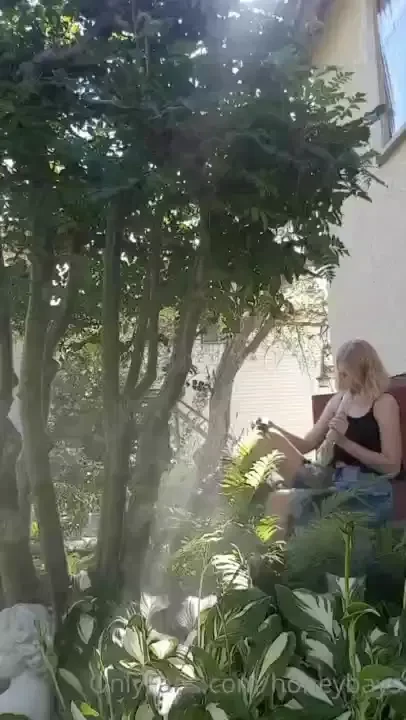 Can i be a little smoking fairy in your garden 