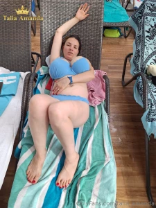 Hello nice weather for the swimming pool today part 5