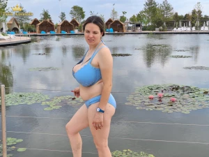 Hello nice weather for the swimming pool today part 8