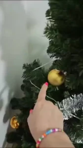 I am decorating my tree jingle bells jingle balls