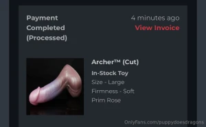 Just ordered my first new bad dragon toy in 2 years