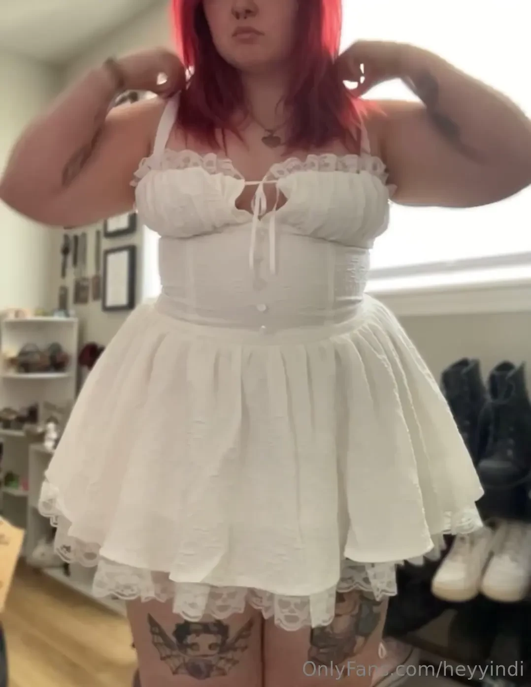 You guys get a sneak peek at this new dress i got i m wearing it to a 