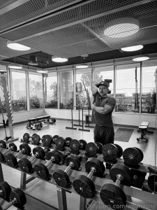 Workout session with a package part 1