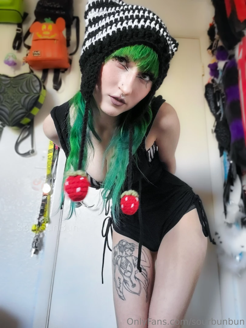 Hope u aren t tired of strawberries-- cause check out this cute hat 