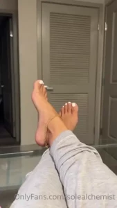 Relaxed i need a foot rub