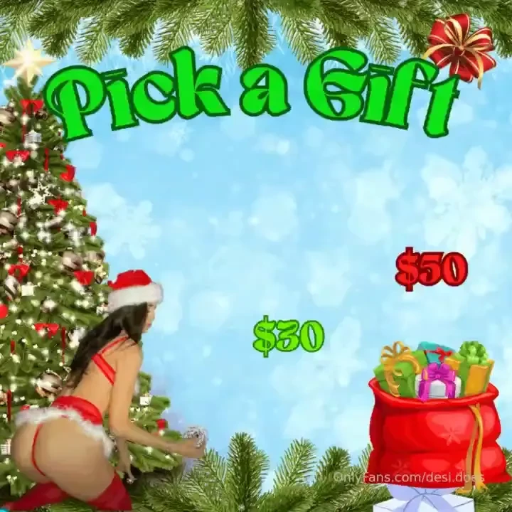 Pick a gift ive got 3 diff options for you to pick the bigger the 