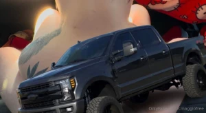 Truck sex with realvanillamagic watch his cum drip out of me part 1