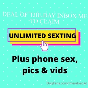 Tip 150 for unlimited sexting this offer is good for one month long