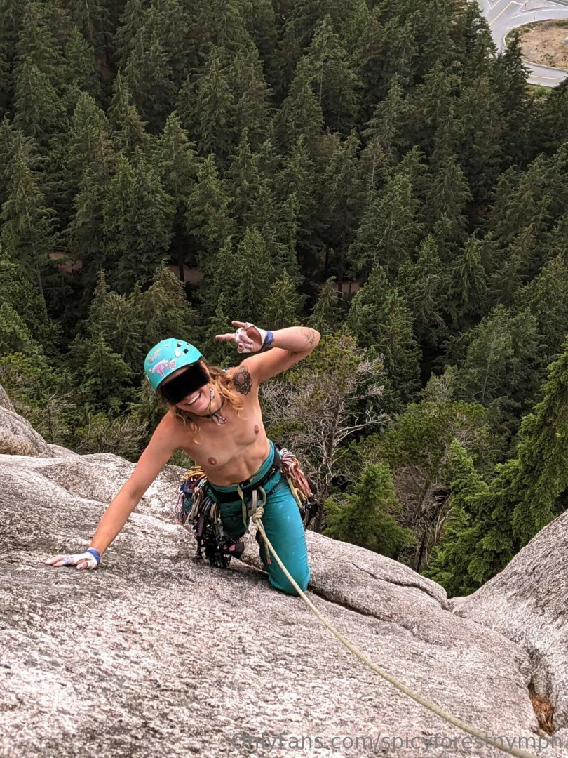 I was the last one up the multi-pitch and my climbing partners were part 1 