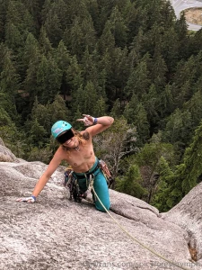 I was the last one up the multi-pitch and my climbing partners were part 1