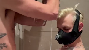 It started as a rehearsal for a show and turned into foamy fun anubis