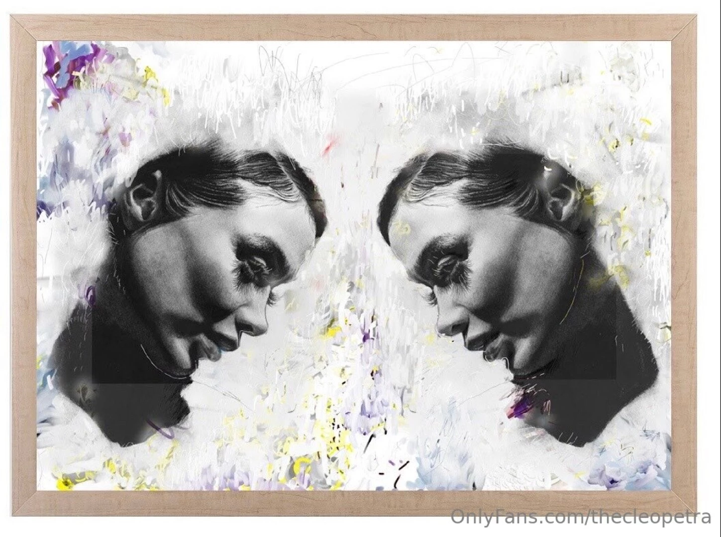 I tend to paint big it just feels more impactful this is a piece from 