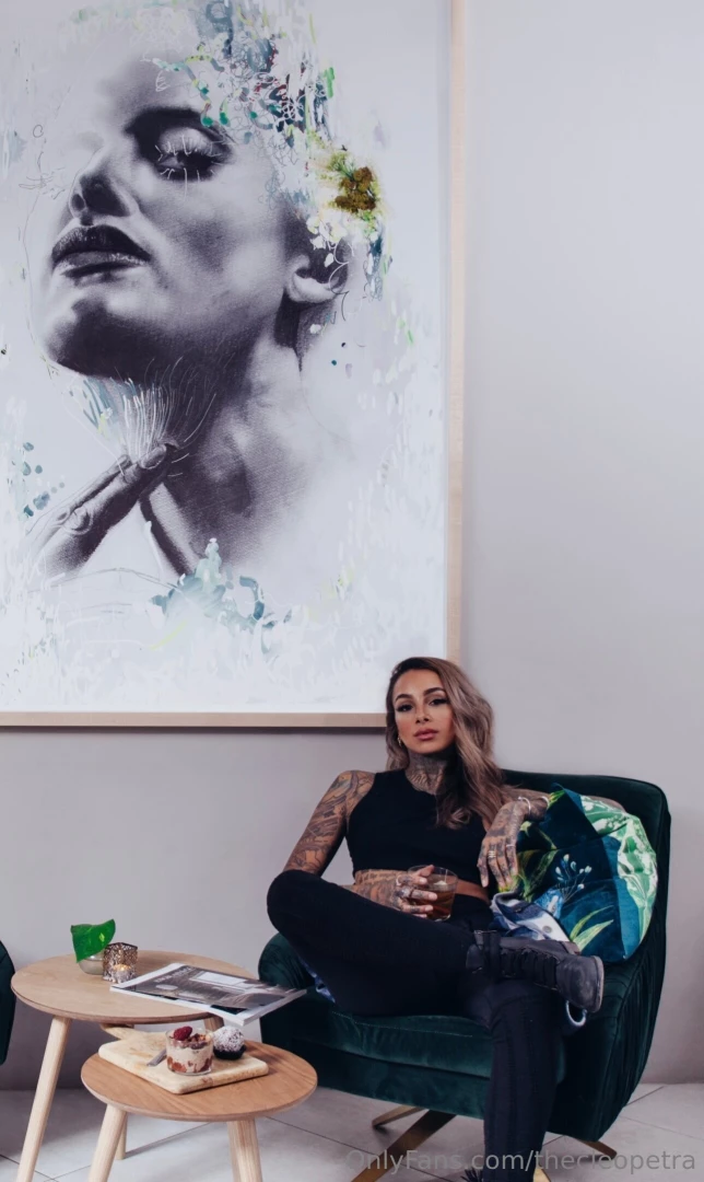 With my painting jessica in its home in stockholm 