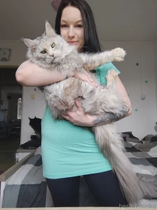 My princess ciri she doesn t like to be held but here she hugged me part 1