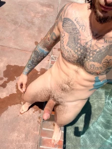 Face fucked a slut with 8 of my homies and got in the pool right after part 1