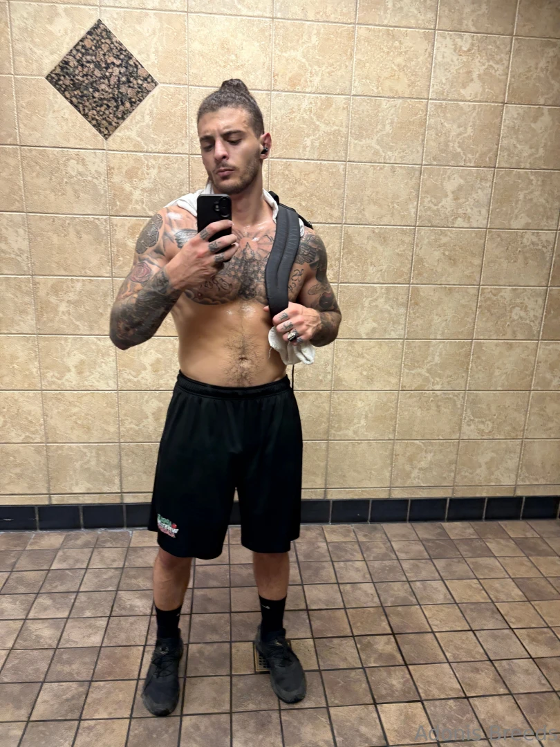 Getting my daily workout in so i can stay fit for the job cant fuck 