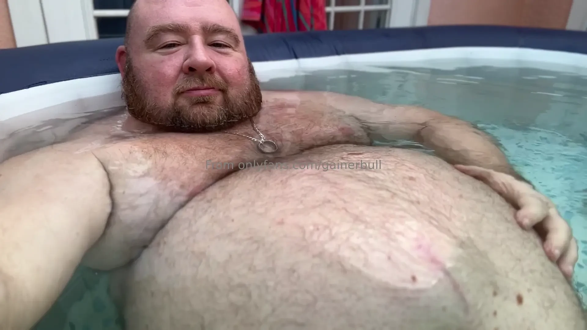 When you outgrow your tub you improvise 