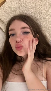 Today i baked cookies but burned them all my hair smells like vanilla