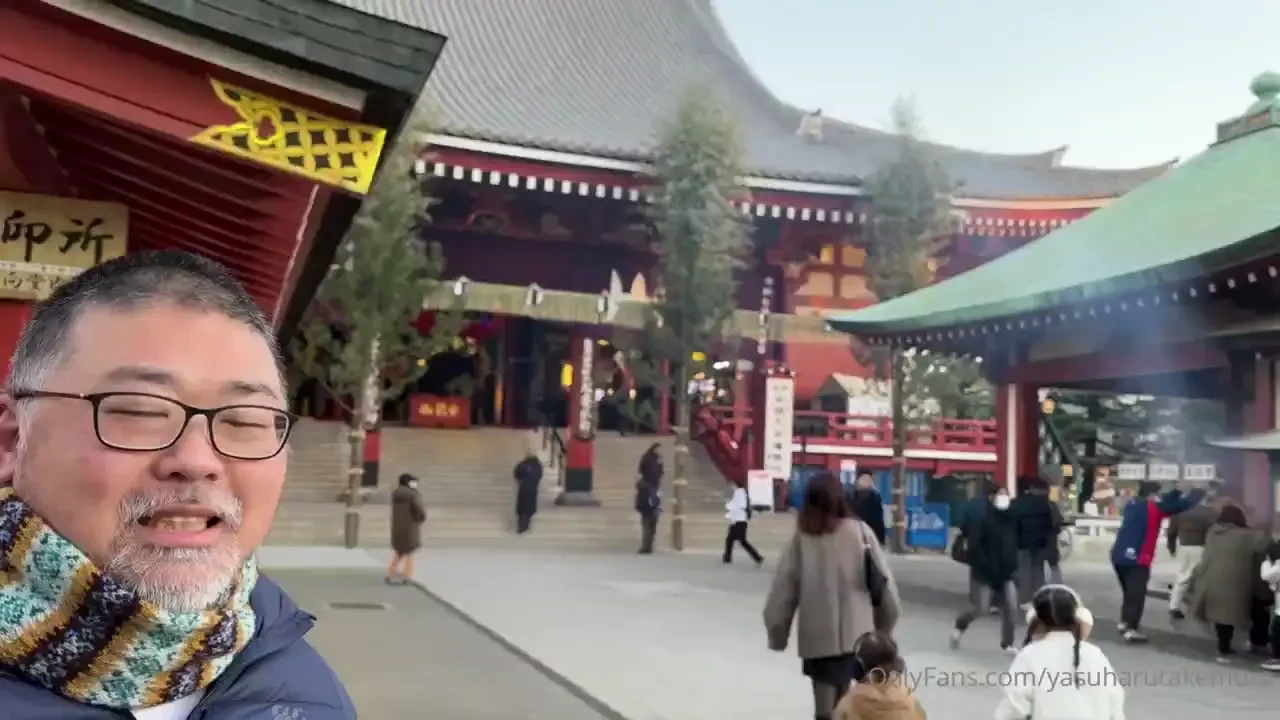At sensoji temple 