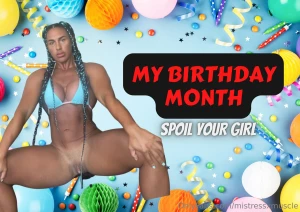 Hey to my loyal fans it s your girls birthday month i d really