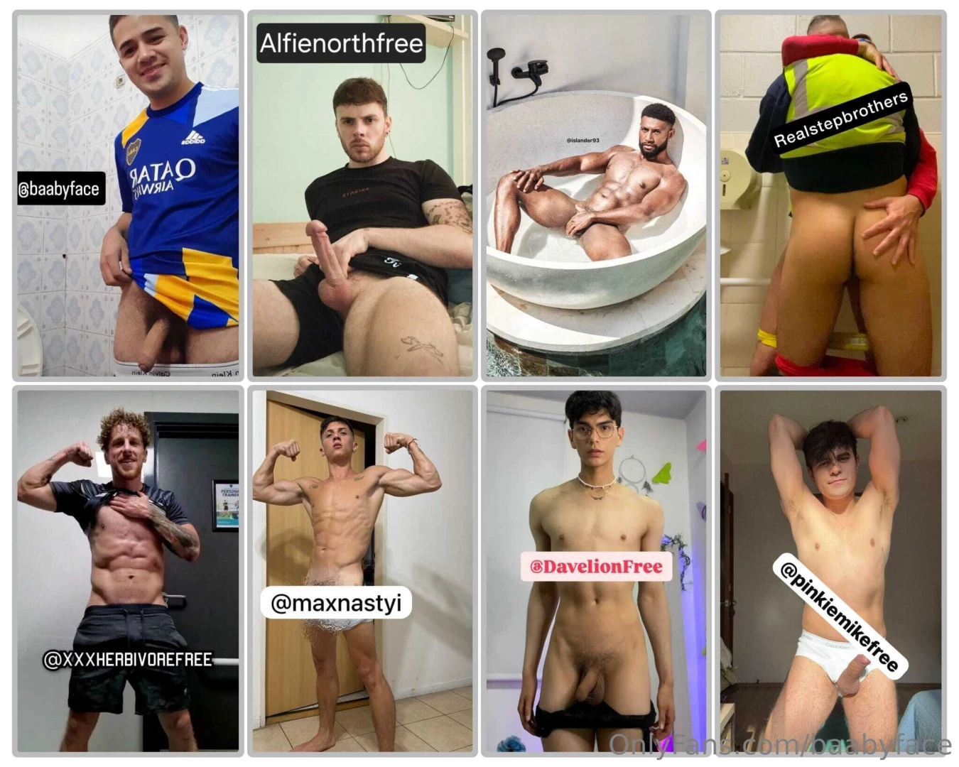 1 baabyface 2 alfienorthfree 3 islander93 4 realstepbrothers 5 