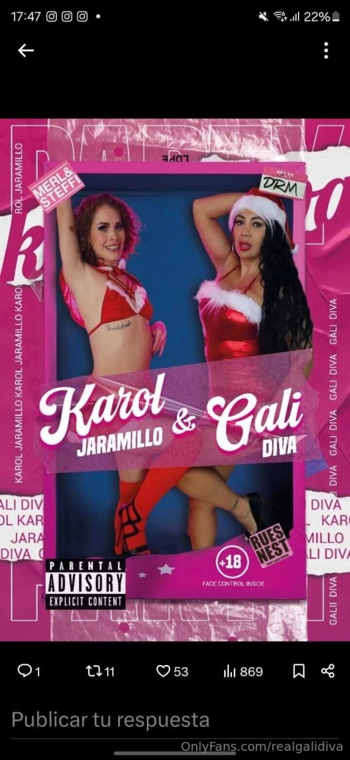 Te llegara directo a tus mensajes colaboracion con karolcolombia21 